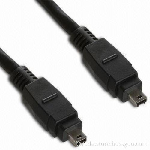 IEEE 1,394 Cable with High Transfer Speed, Customized Colors and Lengths are Accepted